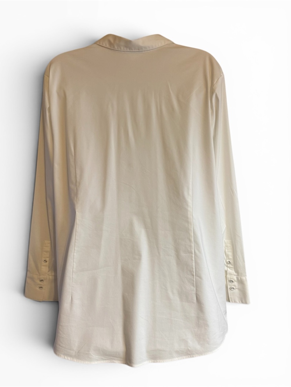 J. JILL  Crisp WHITE Button Down Shirt XLARGE    #V - Picture 5 of 8